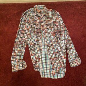 Visconti  Men's Multi-Color Long Sleeve Shirt (XL)(All of my clothing is $5/$10)